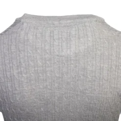 Discount Pull col rond torsadé 18727 Femme Femme Pull, Gilet, Sweat