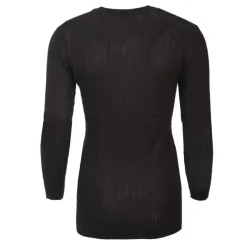 Hot Pull col v torsadé 18734 Femme Femme Pull, Gilet, Sweat