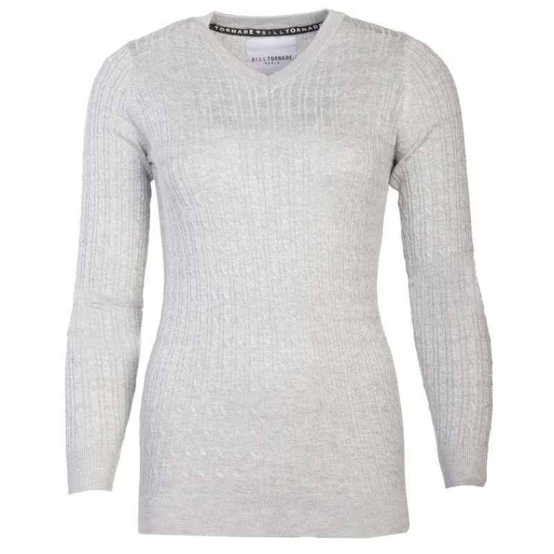 Discount Pull col v torsadé 18734 Femme Femme Pull, Gilet, Sweat