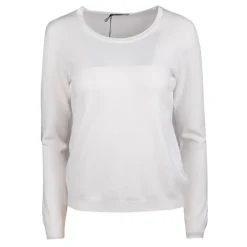 Pull fine maille col rond 30% cachemire 080 Femme Femme Pull, Gilet, Sweat