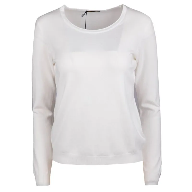 Pull fine maille col rond 30% cachemire 080 Femme Femme Pull, Gilet, Sweat