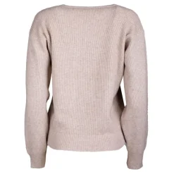 Discount Pull grosse maille col rond cachemire laine Femme Femme Pull, Gilet, Sweat