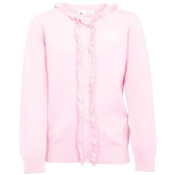 Best Pull à volants avec boutons logo brodé Fille Enfant Sweat, Pull, Gilet