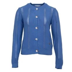 Outlet Pull ajouré avec boutons kaki milada Femme Femme Pull, Gilet, Sweat