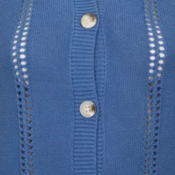 Outlet Pull ajouré avec boutons kaki milada Femme Femme Pull, Gilet, Sweat