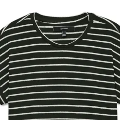 Outlet Pull Brianna à rayures en maille fine col rond Femme Femme Haut, Chemise|Tee Shirt