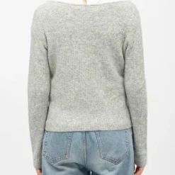 Online Pull col bateau chiné mila Femme Femme Pull, Gilet, Sweat