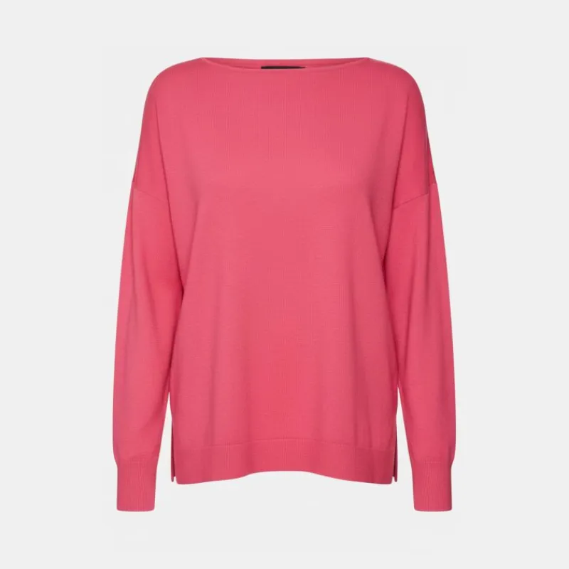 New Pull col bateau maille fine Femme Femme Pull, Gilet, Sweat