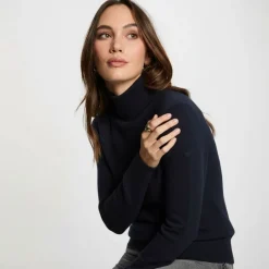 New Pull col cheminée 22267 Femme Femme Pull, Gilet, Sweat