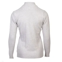 Outlet Pull col cheminée cachemire et laine mélangé Femme Femme Pull, Gilet, Sweat