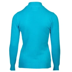 Online Pull col cheminée cachemire et laine mélangé Femme Femme Pull, Gilet, Sweat