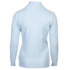 Outlet Pull col cheminée cachemire et laine mélangé Femme Femme Pull, Gilet, Sweat