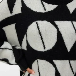 Discount Pull col rond imprimé Love Femme Femme Pull, Gilet, Sweat