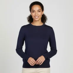 Pull col rond manches longues 18673 Femme Femme Pull, Gilet, Sweat