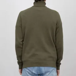 Discount Pull col roulé maille fine couleur unie Homme Homme Pull, Gilet, Sweat