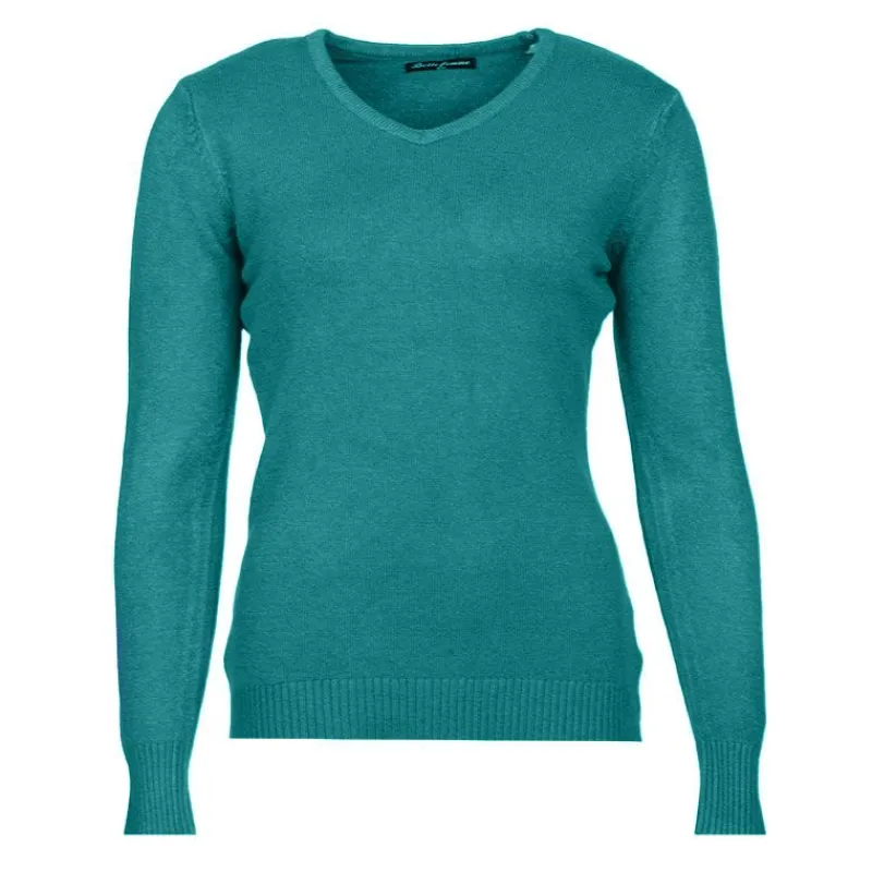 Clearance Pull col v laine et cachemire Femme Femme Pull, Gilet, Sweat