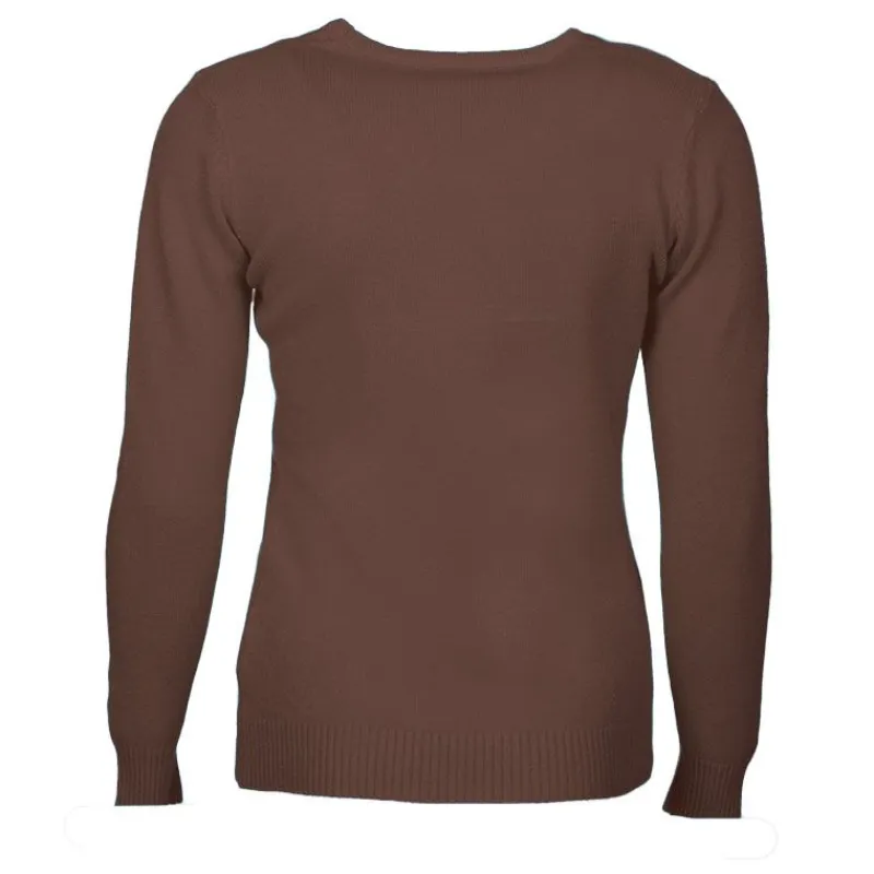 Pull col v laine et cachemire Femme Femme Pull, Gilet, Sweat