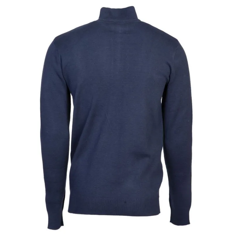 Best Pull col zippé coton ajusté Homme Homme Pull, Gilet, Sweat