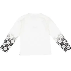 Best Pull coton à damier avec logo dégradé Enfant Enfant Tee Shirt