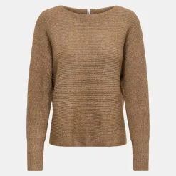 Online Pull dani maille tricotée col bateau Femme Femme Pull, Gilet, Sweat