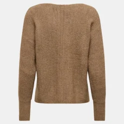 Online Pull dani maille tricotée col bateau Femme Femme Pull, Gilet, Sweat