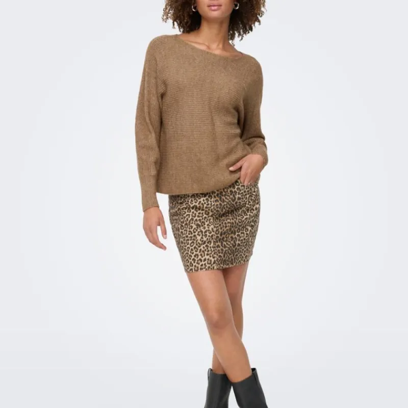 Online Pull dani maille tricotée col bateau Femme Femme Pull, Gilet, Sweat