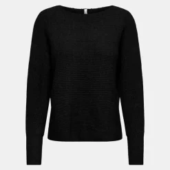 Outlet Pull dani maille tricotée col bateau Femme Femme Pull, Gilet, Sweat