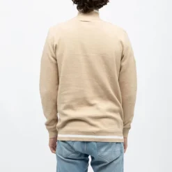 Outlet Pull demi zip col montant edmond Homme Homme Pull, Gilet, Sweat