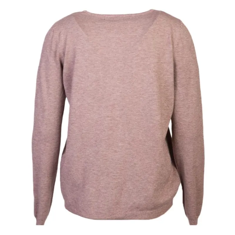 Discount Pull femme col rond en laine Femme Femme Pull, Gilet, Sweat