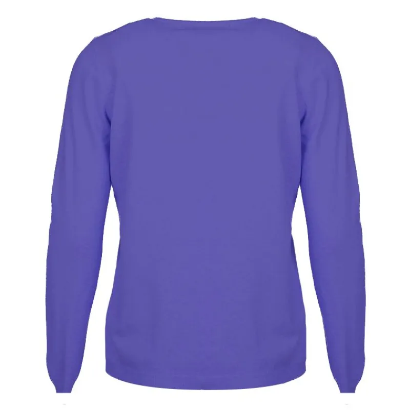 Sale Pull femme col rond en laine Femme Femme Pull, Gilet, Sweat