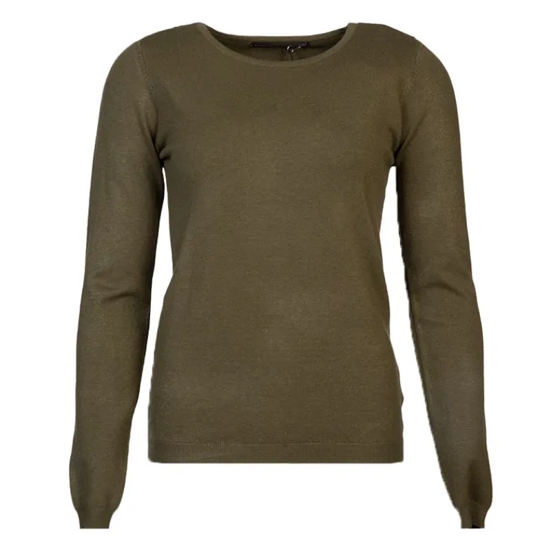 Discount Pull femme col rond en laine Femme Femme Pull, Gilet, Sweat