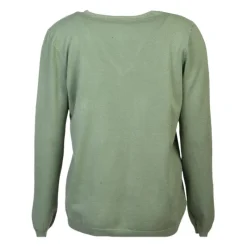 Sale Pull femme col v en laine Femme Femme Pull, Gilet, Sweat