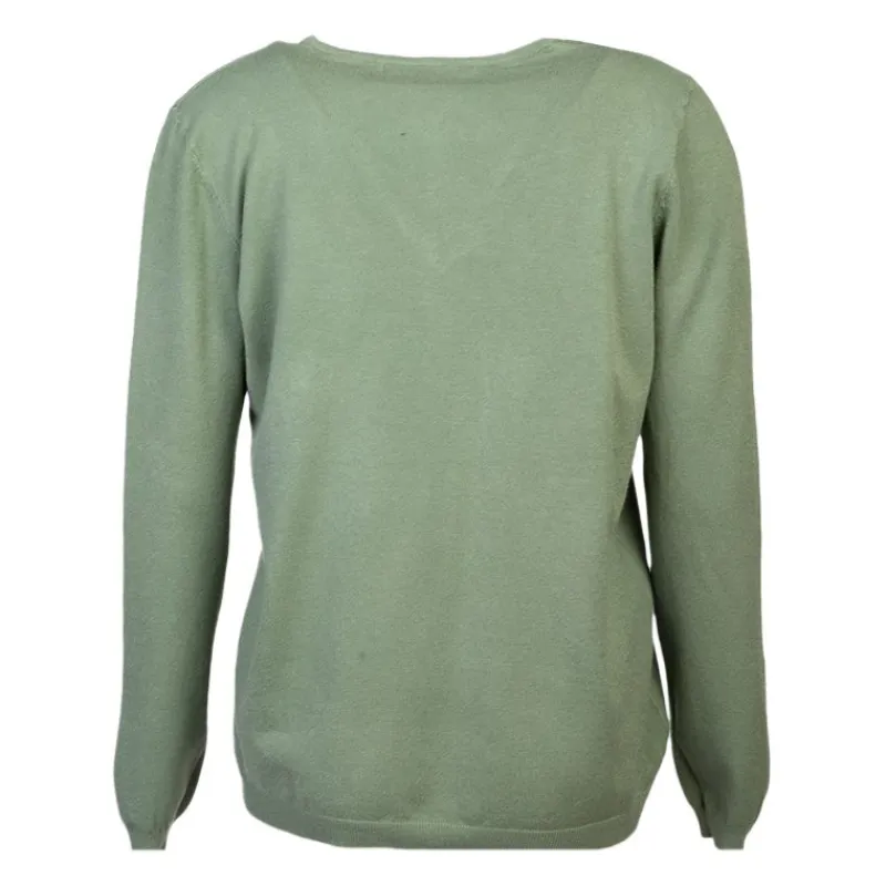 Sale Pull femme col v en laine Femme Femme Pull, Gilet, Sweat