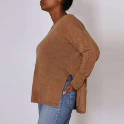 Online Pull fin col v victoria Femme Femme Pull, Gilet, Sweat