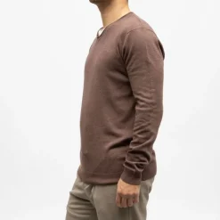 Online Pull fin en maille col v à boutons Homme Homme Pull, Gilet, Sweat