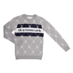 Best Pull imprimé carreaux avec rayures colorées Garçon Enfant Sweat, Pull, Gilet