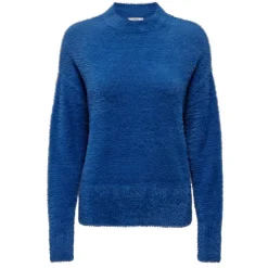 Online Pull Jola manches longues en maille avec col haut ann drop Femme Femme Pull, Gilet, Sweat