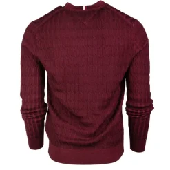 Clearance Pull laine ajustée en maille torsadée Homme Homme Pull, Gilet, Sweat