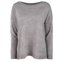 New Pull Lamalia manches longues et encolure bateau Femme Femme Pull, Gilet, Sweat