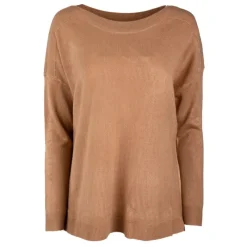 Discount Pull Lamalia manches longues et encolure bateau Femme Femme Pull, Gilet, Sweat