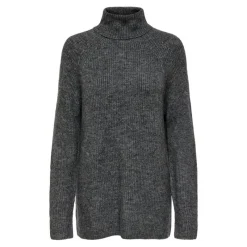Discount Pull long col roulé maille poignets cotelés Femme Femme Pull, Gilet, Sweat