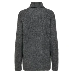 Discount Pull long col roulé maille poignets cotelés Femme Femme Pull, Gilet, Sweat