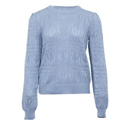 Best Pull maille ajourée v rose magy Femme Femme Pull, Gilet, Sweat