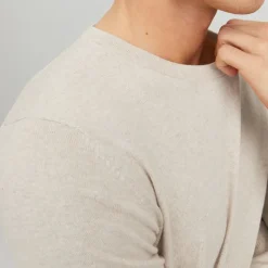 Hot Pull maille coton col rond tissu tricoté Homme Homme Pull, Gilet, Sweat