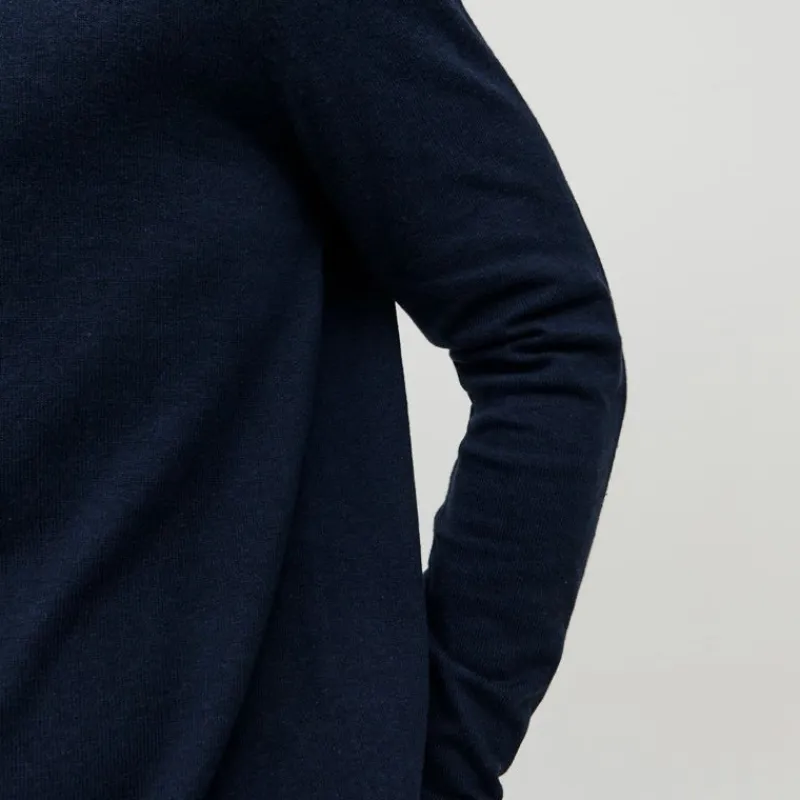 New Pull maille coton col rond tissu tricoté Homme Homme Pull, Gilet, Sweat