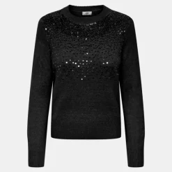 Sale Pull maille fine amina avec sequins Femme Femme Pull, Gilet, Sweat