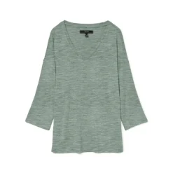 New Pull maille fine oversize brianna manches 3/4 Femme Femme Pull, Gilet, Sweat