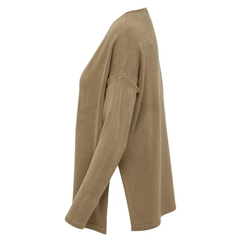 Discount Pull Malia maille fine avec fentes Femme Femme Pull, Gilet, Sweat