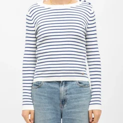 Sale Pull marinière coton col bateau molly Femme Femme Pull, Gilet, Sweat