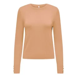 Hot Pull Minna col rond en maille douce Femme Femme Pull, Gilet, Sweat